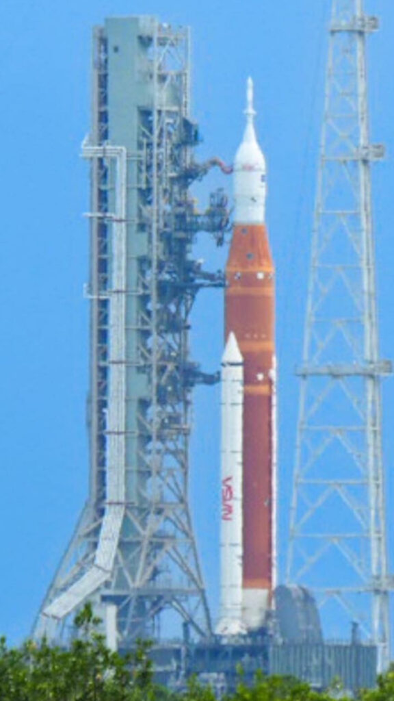 Artemis on the Pad